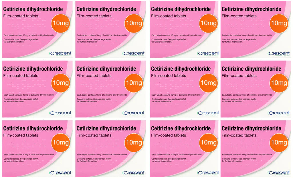 360 TABLETS CETIRIZINE DIHYDROCHLORIDE 10MG TABLETS HAY FEVER & ALLERGY RELIEF (12 MONTHS SUPPLY)