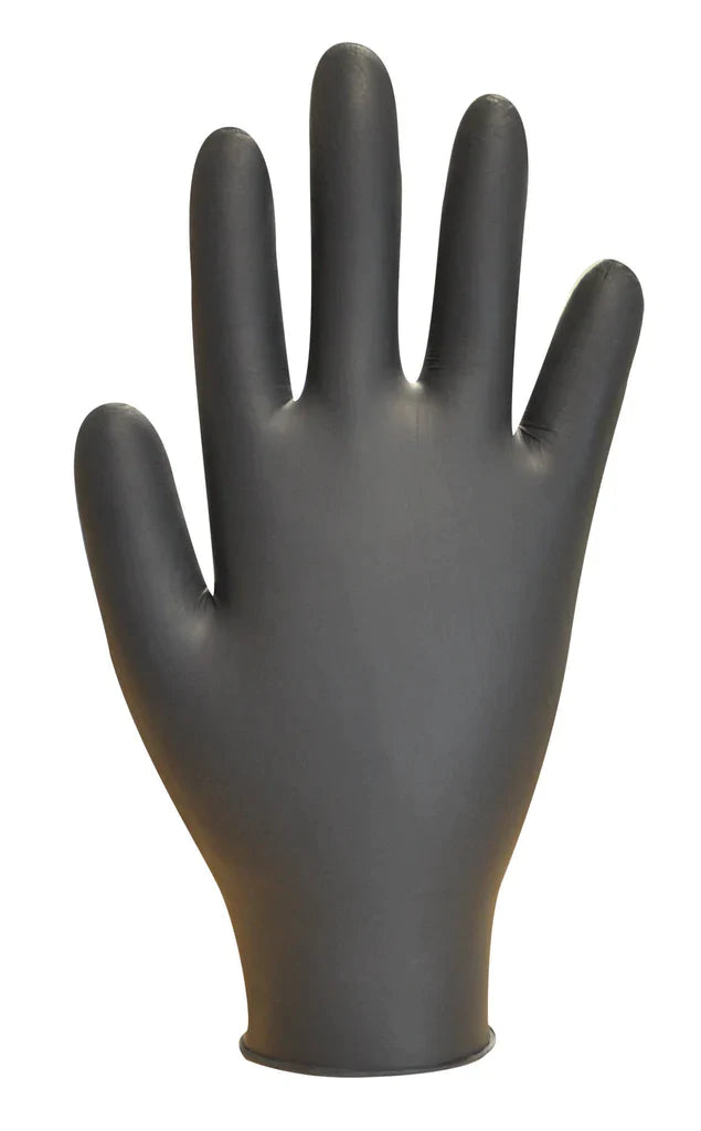 PH BODYGUARDS GL897 BLACK NITRILE DISPOSABLE GLOVES 100PCS