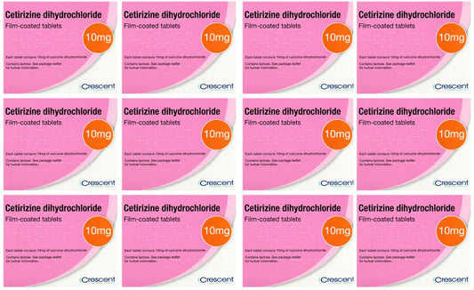 360 TABLETS CETIRIZINE DIHYDROCHLORIDE 10MG TABLETS HAY FEVER & ALLERGY RELIEF (12 MONTHS SUPPLY)