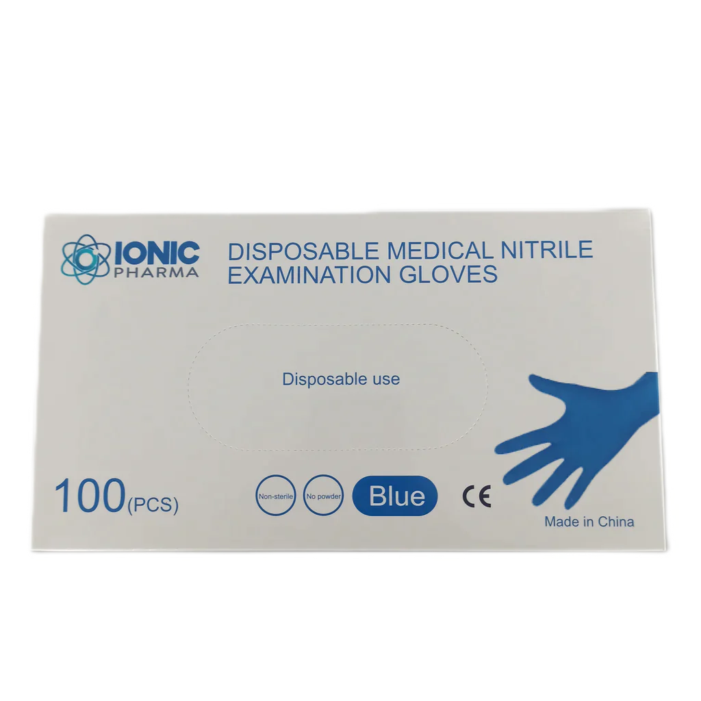 100 DISPOSABLE NITRILE POWDER FREE MEDICAL GRADE PREMIUM PROTECTIVE GLOVES