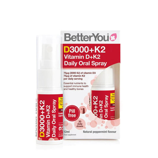 BETTERYOU D3000+K2 VITAMIN ORAL SPRAY