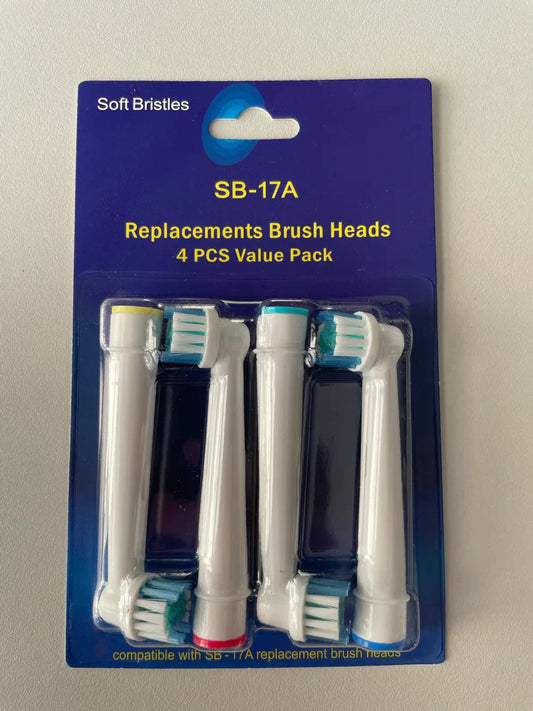 ORAL B REPLACEMENT HEADS 4PCS