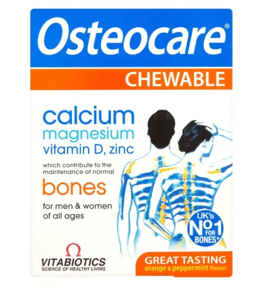 VITABIOTICS OSTEOCARE CHEWABLE - CALCIUM, MAGNESIUM, VITAMIN D & ZINC